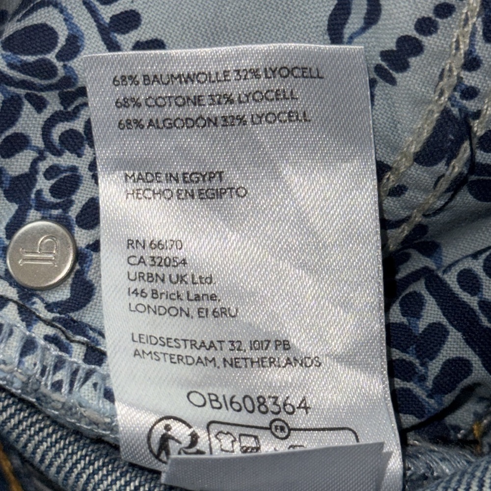 Pilcro Size 10 Denim Midi / Maxi Skirt NWT Anthropologie Front Slit Raw Hem Luxe - Picture 5 of 15